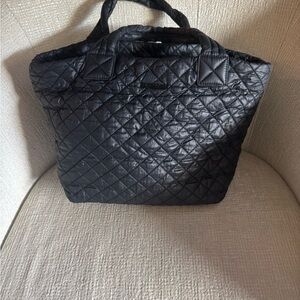 MZ Wallace Black Quilted Tote
